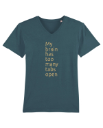 Too many tabs open Tricou mânecă scurtă guler V Bărbat Presenter