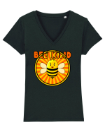 Bee Kind Tricou mânecă scurtă guler V Damă Evoker