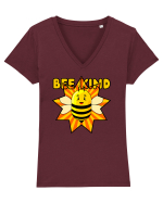 Bee Kind Tricou mânecă scurtă guler V Damă Evoker