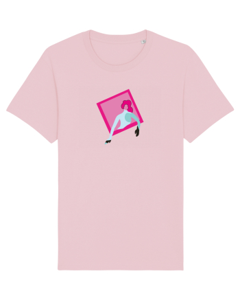 Funky Mona Lisa Cotton Pink