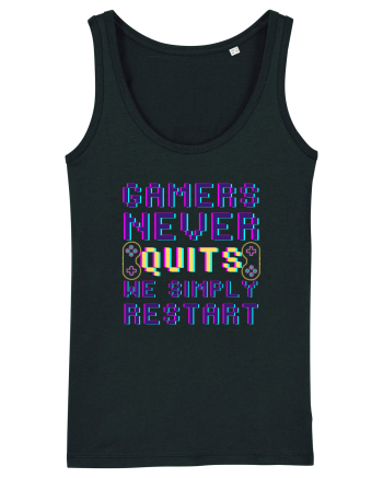 Gamers never quits Black
