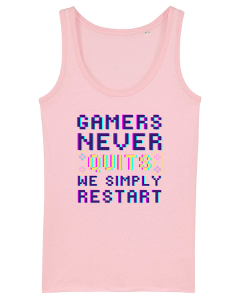 Gamers never quits Cotton Pink
