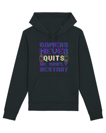 Gamers never quits Black