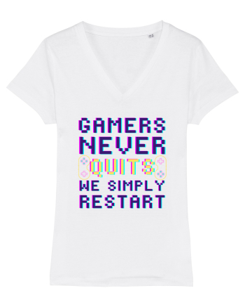 Gamers never quits White