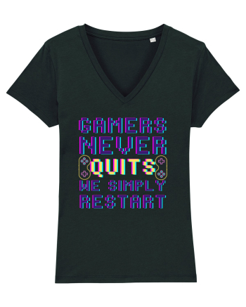 Gamers never quits Black
