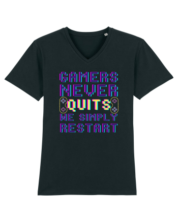Gamers never quits Black