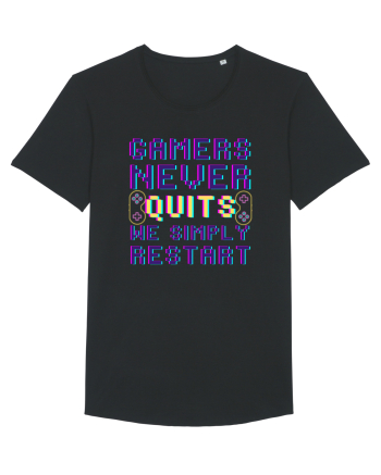 Gamers never quits Black