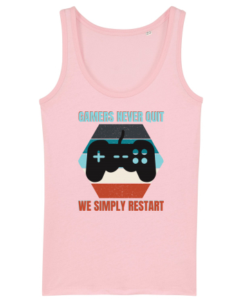 Gamers never quits Cotton Pink