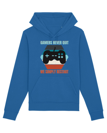 Gamers never quits Royal Blue