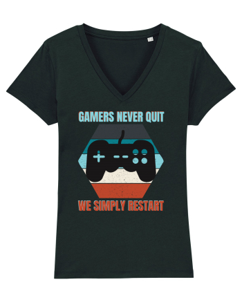 Gamers never quits Black