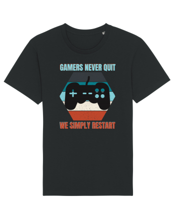 Gamers never quits Black