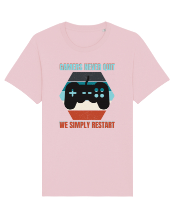Gamers never quits Cotton Pink