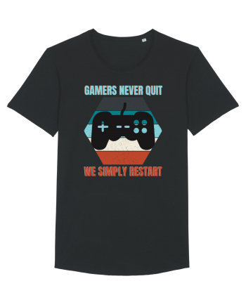 Gamers never quits Black