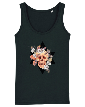 Craniu Floral in Stea Black