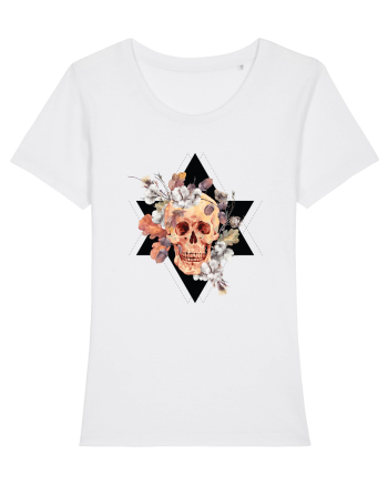 Craniu Floral in Stea White