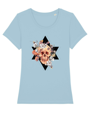 Craniu Floral in Stea Sky Blue