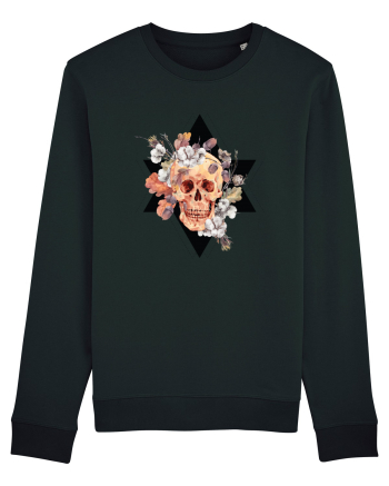 Craniu Floral in Stea Black