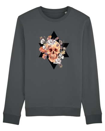 Craniu Floral in Stea Anthracite