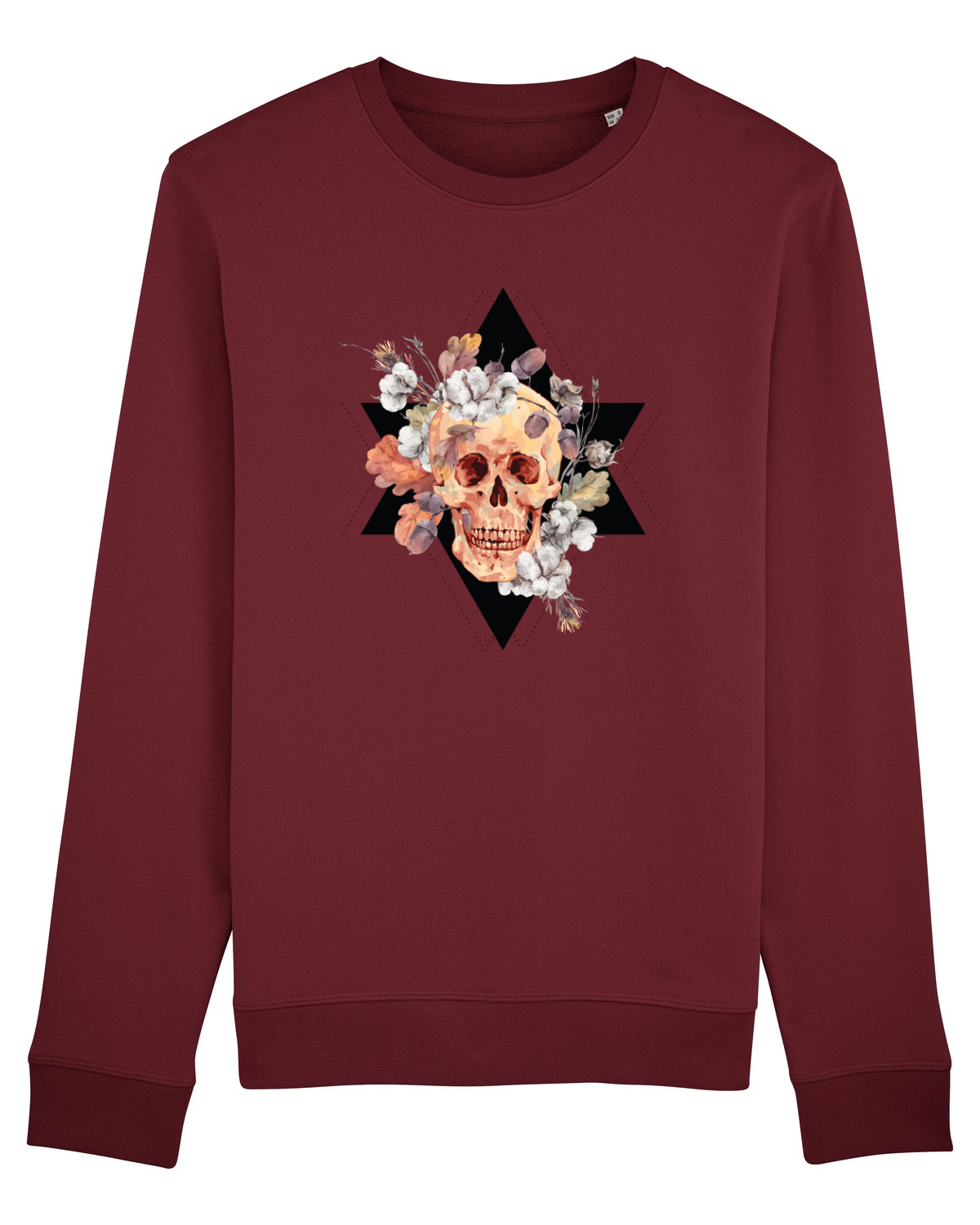 Bluză mânecă lungă Unisex Rise Burgundy