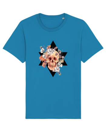 Craniu Floral in Stea Azur