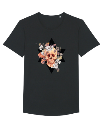 Craniu Floral in Stea Black