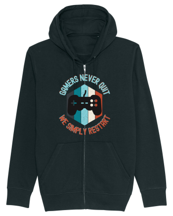 Gamers never quits Black