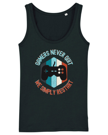 Gamers never quits Black