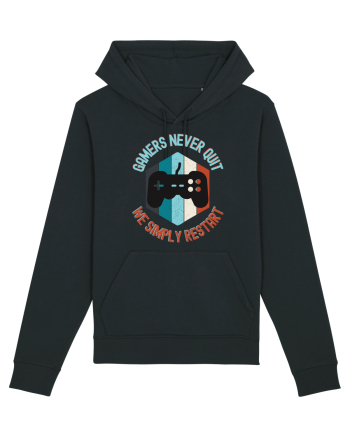 Gamers never quits Black