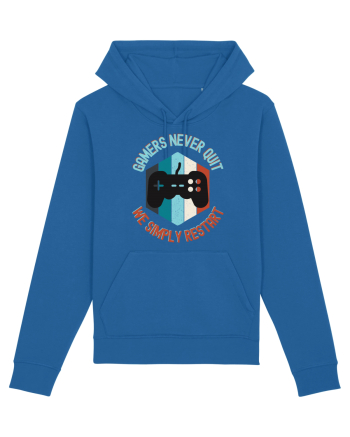 Gamers never quits Royal Blue