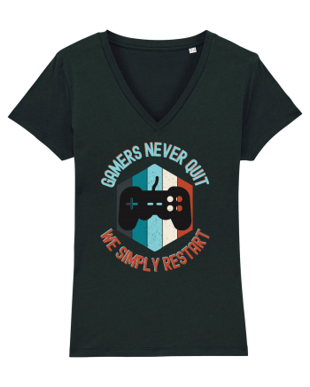Gamers never quits Black