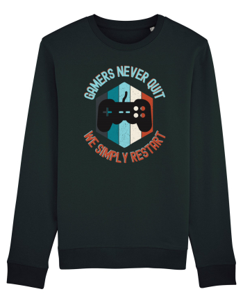 Gamers never quits Black