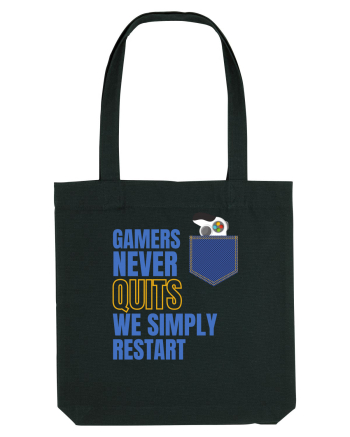 Gamers never quits Black