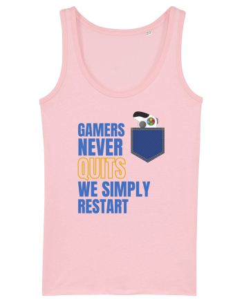 Gamers never quits Cotton Pink