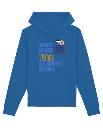 Gamers never quits Royal Blue