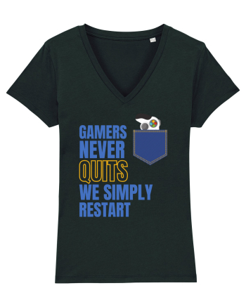 Gamers never quits Black