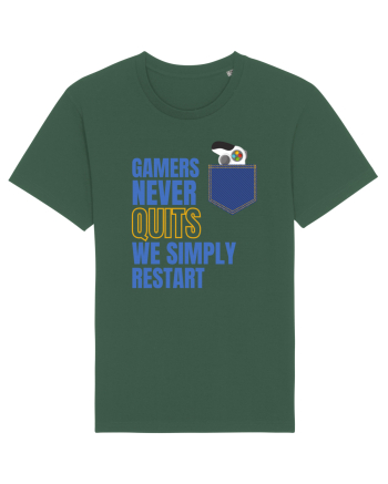 Gamers never quits Bottle Green