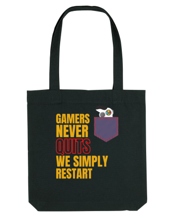 Gamers never quits Black