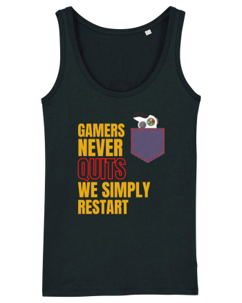 Gamers never quits Black