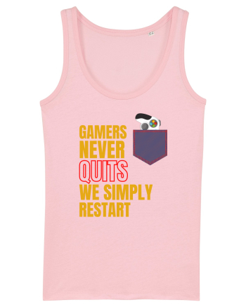 Gamers never quits Cotton Pink