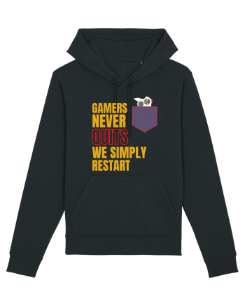 Gamers never quits Black