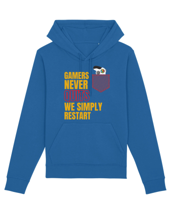 Gamers never quits Royal Blue