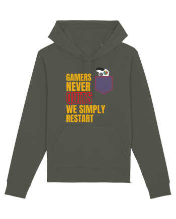 Gamers never quits Khaki