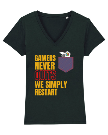 Gamers never quits Black