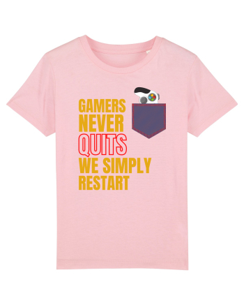 Gamers never quits Cotton Pink