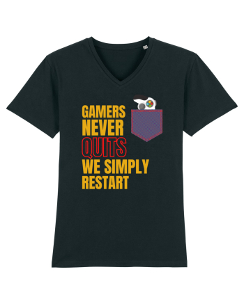 Gamers never quits Black