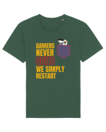 Gamers never quits Tricou mânecă scurtă Unisex Rocker