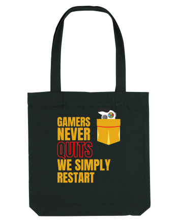 Gamers never quits Black