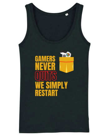 Gamers never quits Black