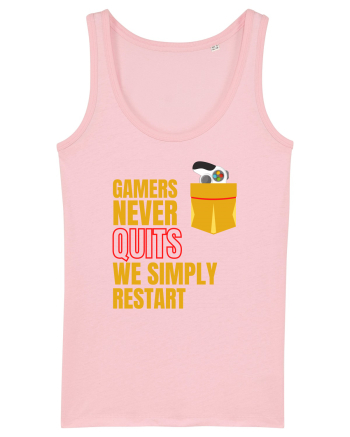 Gamers never quits Cotton Pink