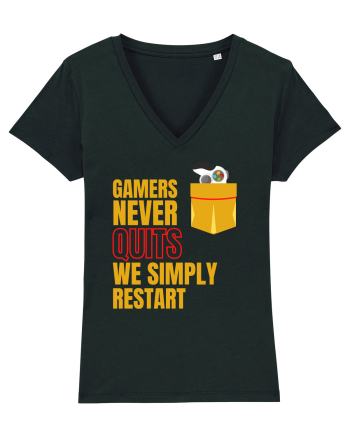 Gamers never quits Black